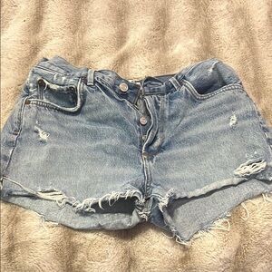Denim Distressed Women Shorts